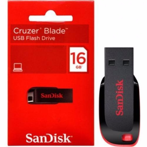 Pen Drive Sandisk 16-gb 100% Original Novo