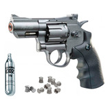 Revólver Full Metal Airgun Co2 Chumbinho 4.5mm Gamo Pr-725