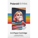 Paquete De Cartuchos De Papel Polaroid Hi-print 2x3 (20 Imp) Color Blanco