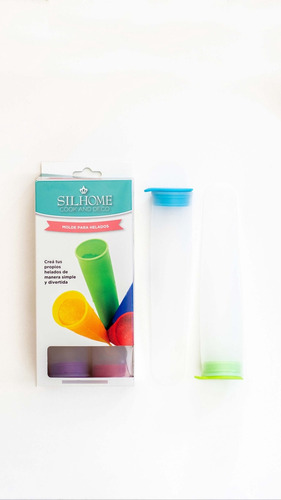 Pack X4 Unidades Molde Silicona P/ Helados Silhome Ice Pop 