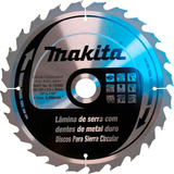 Disco De Corte Para Madeira 24 Dentes - B-19392 Makita Cor Cinza