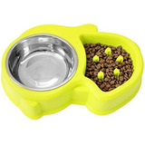 Rss Lenta Anti-choke Alimentador Pet Bowl Con Acero Inoxidab