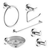 Set Accesorios Baño 6 Piezas Piazza Sensus Juego Kit 73229