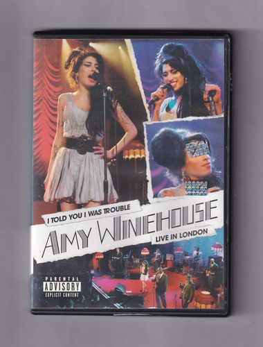 Amy Winehouse Live In London I Told You I Was Trouble Dvd