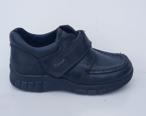 Zapato Colegial 29 Marcel Confort Leñador Con Velcro Usad