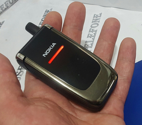 Celular Nokia 6060 Flip Pequeno Som Alto Antigo De Chip