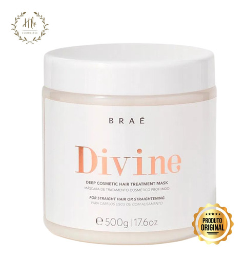 Mascara Profissional Capilar Brae Divine Anti Frizz + Brinde