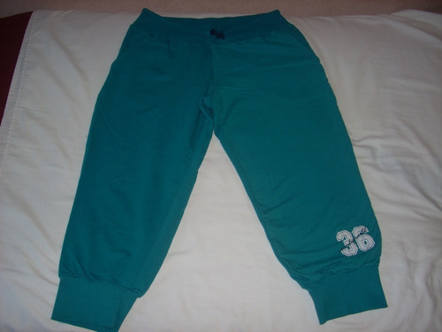 Pantalón De Jogging 3/4 Pescador Marca Caramelo Casi Nuevo