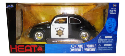 Volkswagen Beetle 1959 Police - Retro Custom - Jada 1/24