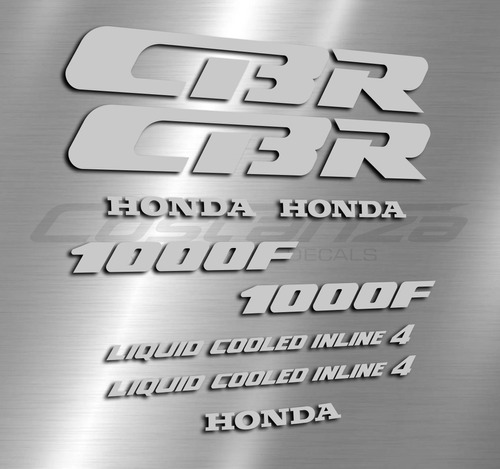 Calcos Honda Cbr 1000f Liquid Cooled Inline 4 Varios Colores