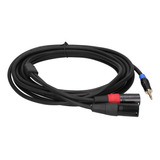 Cable De Audio Estéreo De 3,5 Mm A Conector Doble Xlr De 2 C