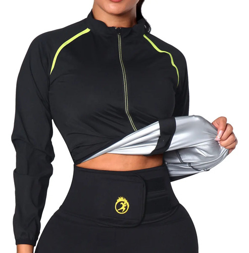 Chaqueta Sauna Mujer Traje Adelgazante Fajas Reductora
