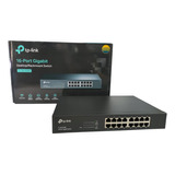 Switch De 16 Puertos Escritorio Rack Gigabit 10-1000 Tp-link