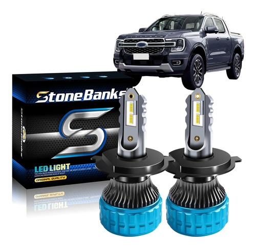 Kit Faros Delanteros Led H4 9003 Luz Con Canbus Para Ford