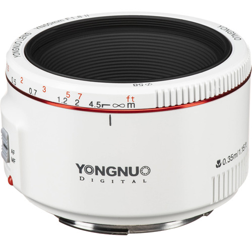 Yongnuo Yn 50mm F/1.8 Ii Lente Para Canon Ef (white)