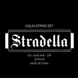 Stradella Encordado Para Violin 4/4 3/4 1ra Y 2da Extra