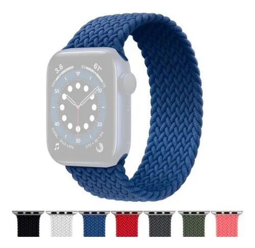 Pulseira Trançada Nylon Para Apple Watch 42mm 44mm 45mm 49mm