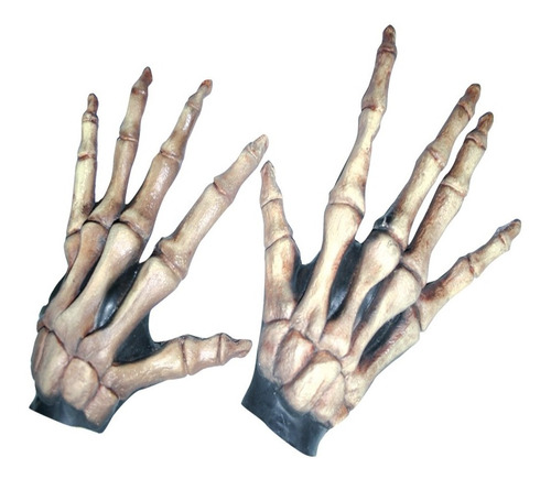 Guantes De Esqueleto Large Skeleton Hands Bone-colored