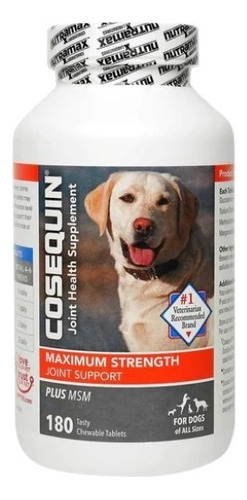 Cosequin 180 Tab Perros Mascotas Glucosamina Condroitina Msm