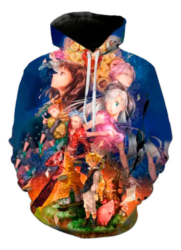 Sudadera Ligera Anime Seven Deadly Sins Talla G