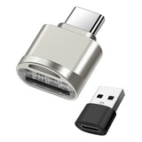 Lector Tarjetas Micro Sd Usb C Otg + Adaptador Usb C - Usb A