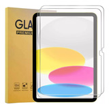 2 Mica Cristal Tem-plado Para iPad 10 9va 8va 7va Generacion