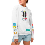 Sudadera K-pop Bts X Bt21  Blanca Niños / Unisex Adulto