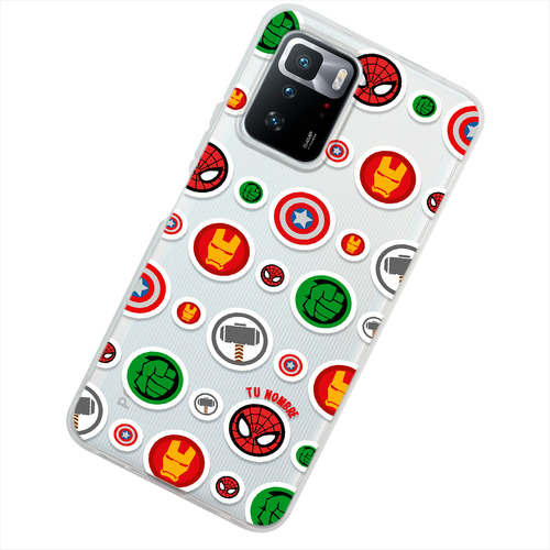 Funda Para Xiaomi Marvel Superhéroe Personalizado