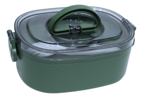 Tupper Porta Comida Lonchera Lunch Box Libre De Bpa 1 Litro