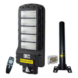 Lampara Led Solar Alumbrado Público 200w C/control Y Sensor