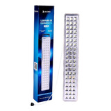 Luz De Emergencia 60 Leds Slim Batería Litio 220v Blanco