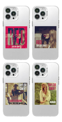 4pcs Taylor Swift Red Swiftie Funda Para iPhone Case Rca2-5