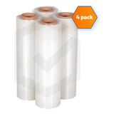 Rollo De Emplaye Transparente 18 X 50 X 800 Pack 4 