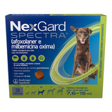 Nexgard Spectra 7,6 A 15kg C/3 Anti Pulga/carrapato/verme