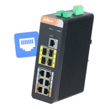 Switch 10 Port 6 Poe Ports Industrial Sin Fuente