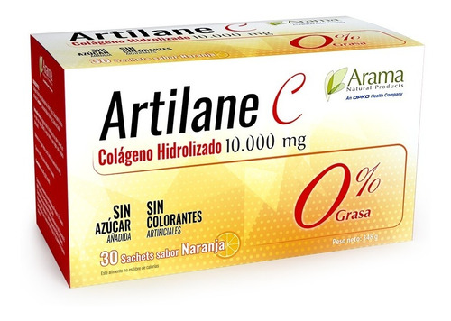 Colageno Hidrolizado Artilane Sabot Naranja 30 Sobres