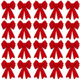 20 Piezas De Lazos De Navidad Mini De Pvc, 6.2 X 4.7 Pu...