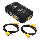 Conmutador Kvm Vga Usb De 2 Puertos Ekl-21ua, Conmutador De