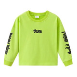 Sudadera De K-pop Hip Hop Para Niños, Camisetas, Color Verde