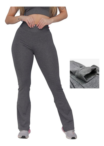 Kit 2 Legging Flare Forrada Calça Térmica Peluciada Inverno