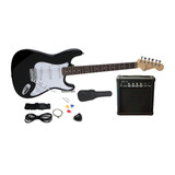Guitarra Eléctrica Stratocaster Paquete Amplificador Y Más