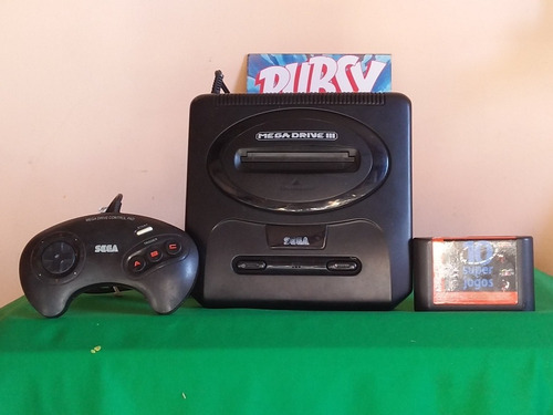 Mega Drive 3 Tectoy C/ 10 Super Jogos 1 Controle Original 3