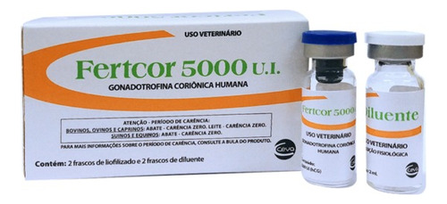 Fertcor 5000ui 2x2 Hcg - Envio Imediato