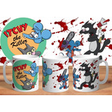 Taza De Plástico Itchy The Killer Los Simpsons