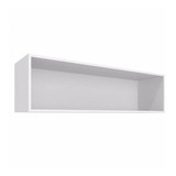 Nicho Branco Mdf Retangular  P/ Livros C/ Fundo 160x25x30