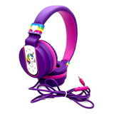 Auriculares Vincha Unicornio C/ Mic Infantil Holografico 