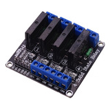 Placa Rele Estado Solido 12v Nivel Alto 4 Canales Arduino