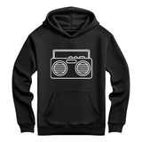 Buzo Canguro Unisex Equipo Radio Musica Parlante Retro #17