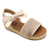 Sandalia Libélula Niña Alpargata Velcro Moño Juliet-8