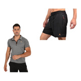 Conjunto! Chomba De Hombre Lycra Gs +short Microfibra